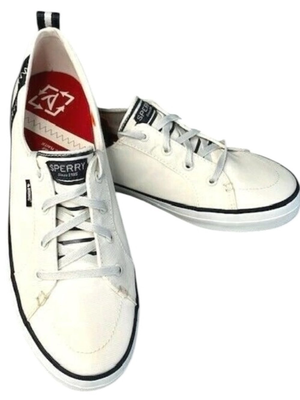 Sperry Crest Vibe Bionic White Sneakers Size 7.5 - Picture 2 of 8